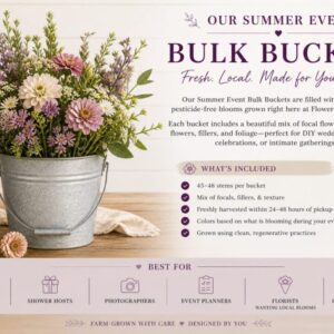 Farmer’s Choice Flower Bucket