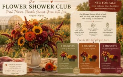 The Flower Shower Club Is Blooming This Fall!